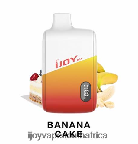 FB4P176 iJOY Bar IC8000 Disposable - iJOY vape flavors Banana Cake