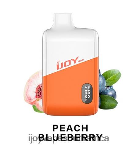 FB4P189 iJOY Bar IC8000 Disposable - iJOY vape shop Peach Blueberry