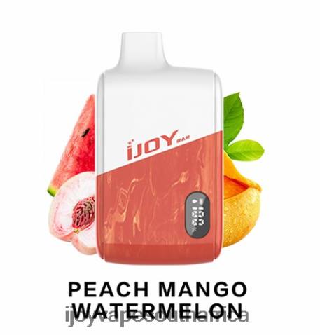 FB4P191 iJOY Bar IC8000 Disposable - best iJOY flavor Peach Mango Watermelon