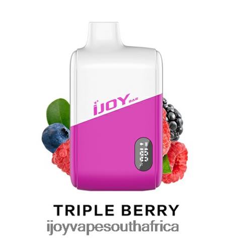 FB4P195 iJOY Bar IC8000 Disposable - iJOY vape cape town Triple Berry Ice