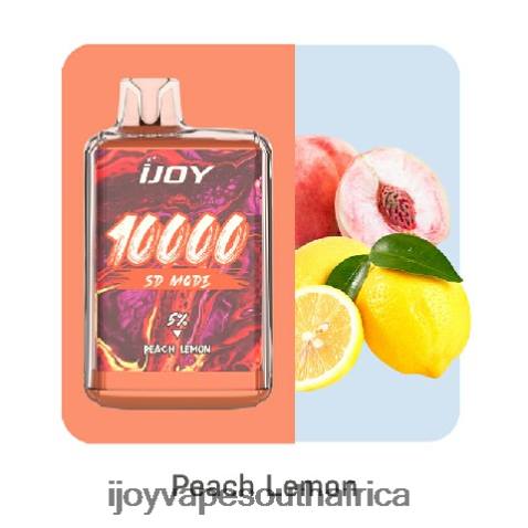FB4P168 iJOY Bar SD10000 Disposable - iJOY vape review Peach Lemon