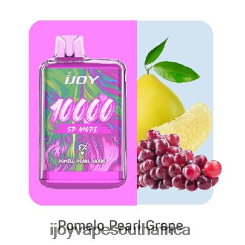 FB4P170 iJOY Bar SD10000 Disposable - iJOY vape South Africa Pomelo Pearl Grape