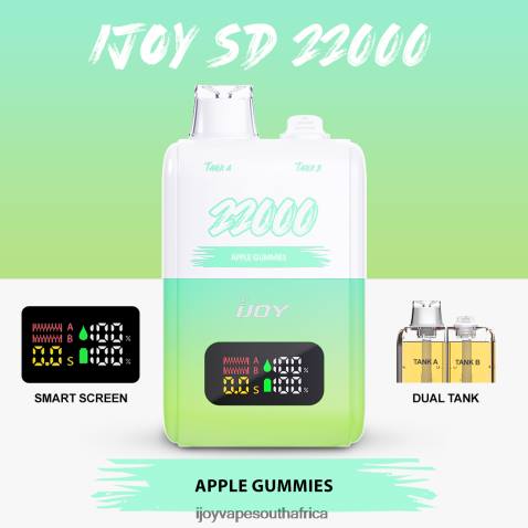 FB4P145 iJOY SD 22000 Disposable - iJOY vape cape town Apple Gummies