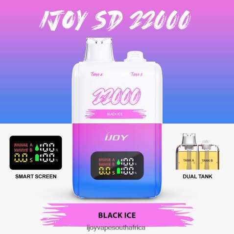FB4P148 iJOY SD 22000 Disposable - iJOY vape review Black Ice