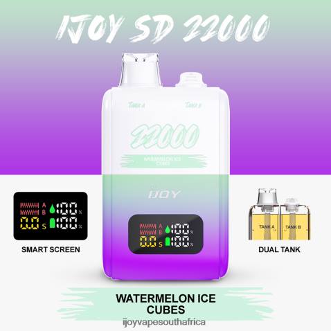 FB4P159 iJOY SD 22000 Disposable - iJOY vape shop Watermelon Ice Cubes